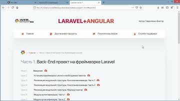 Laravel+Angular. Создание CRM-системы. (Виктор Гавриленко, WebForMySelf)