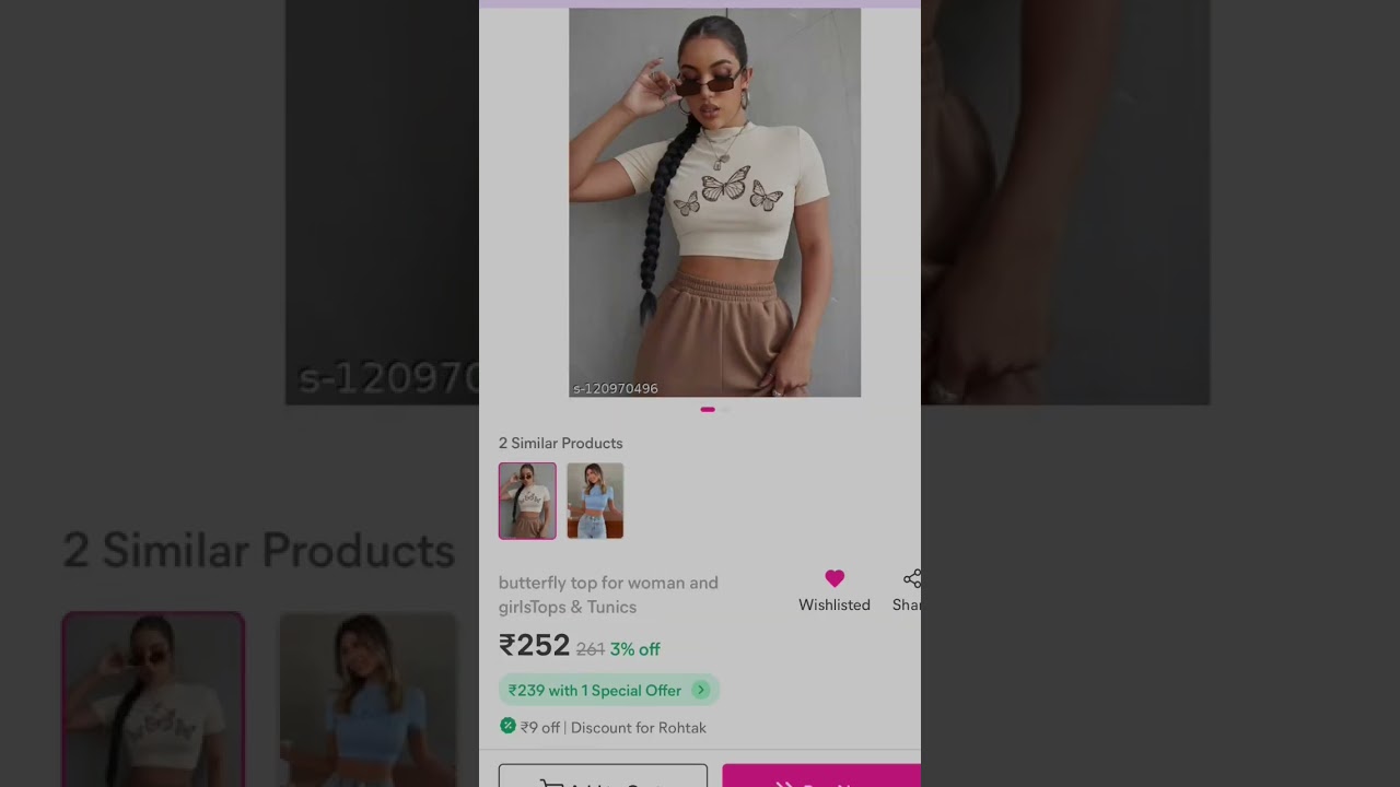 Meesho trendy tops under Rs.300 