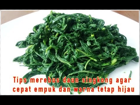 Tips Cara Merebus Daun Pepaya+Daun Singkong Warna Tetap Hijau Cantik,Tidak Pahit Dan Cepat Lunak #41. 