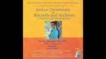 When Records and Archives Collide,  Presented by JonLuc Christensen