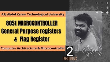 8051 Registers | Flag Register ECT206 | Computer Architecture and Microcontroller | KTU