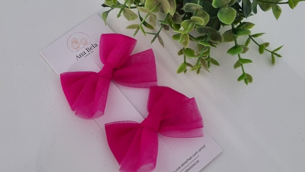 Passo a passo Laço de Tule