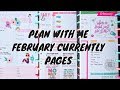 Plan with Me: February Currently Pages (SQUAD GOALS, HEALTHY HERO, MISS MAKER)
