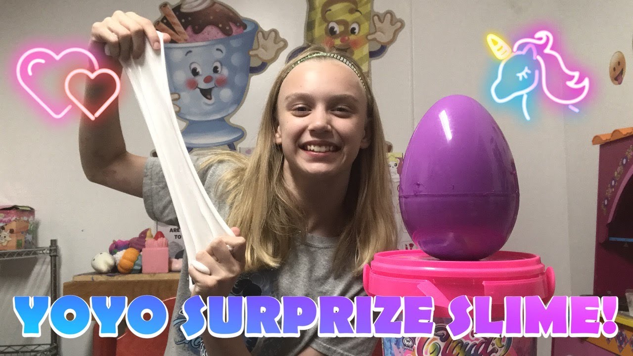 YOYO SURPRISE SLIMES! AMAZING SLIME!💚 YouTube