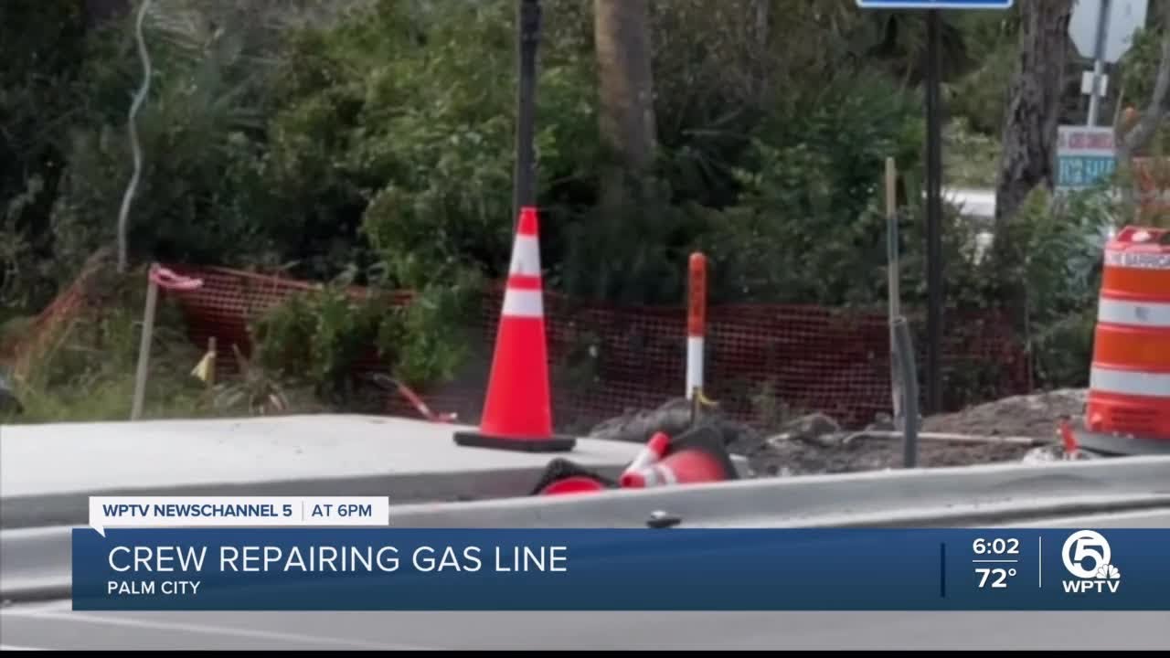 Roads reopen in Palm City after gas leak causes closures for hours ...