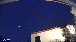Meteor Fireball over Tucson AZ - October 16, 2023