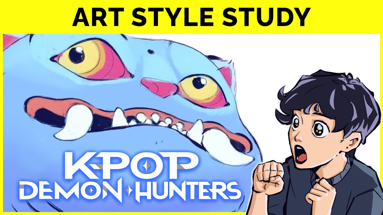 🔴 How to Study an Art Style: KPop Demon Hunters