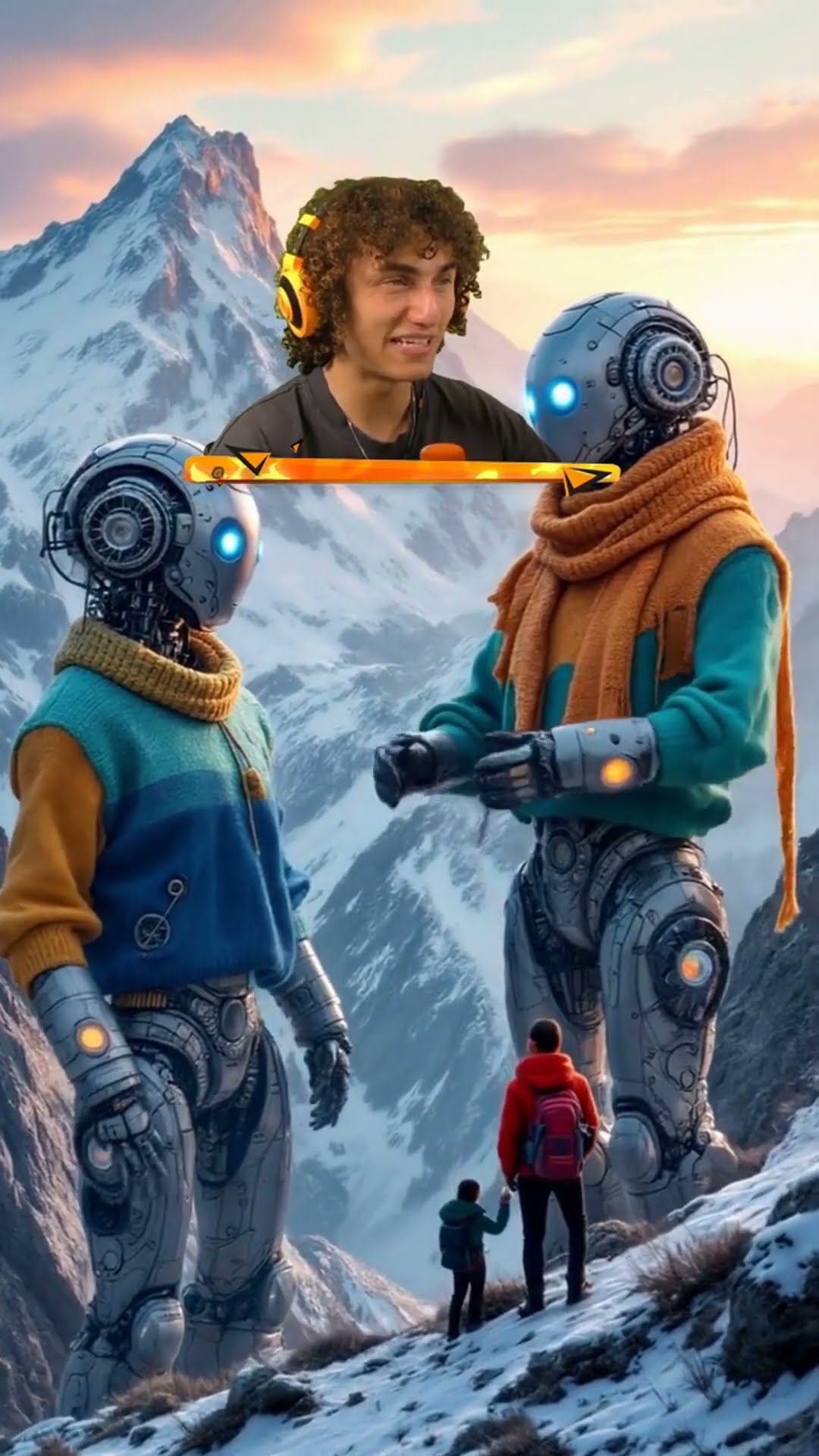 Humanoid ROBOTS Knitting Sweaters on MOUNTAINS!