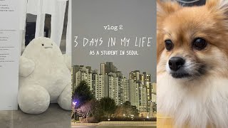 seoul vlog 2 : few days in my life as a student in korea