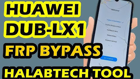 Huawei Y7 2019 DUB LX1 FRP Bypass HALABTECH TOOL FREE