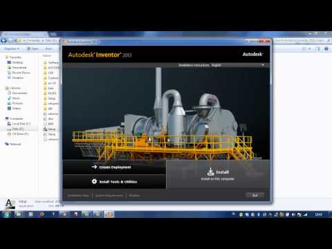 Download & Instal Autodesk Inventor