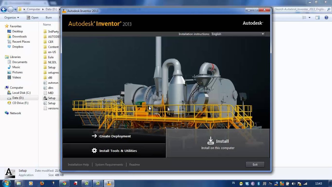 Download Autodesk Inventor Professional 2013 Full Crack Software