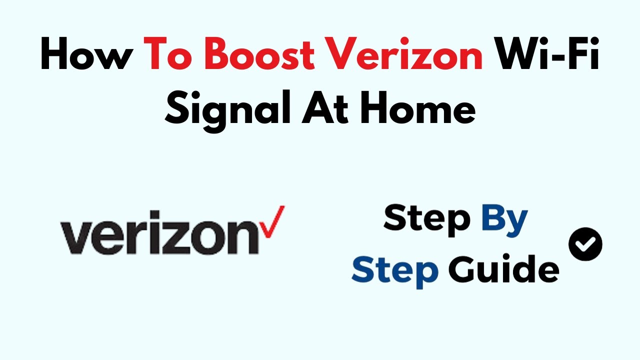 How To Boost Verizon Wi-Fi Signal At Home - YouTube