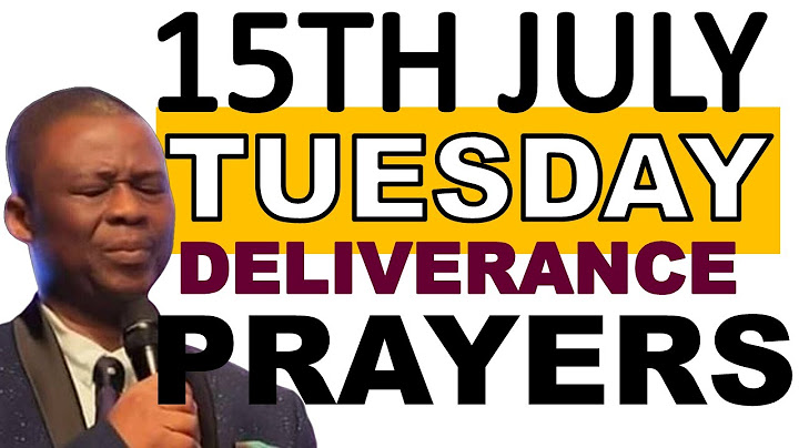 COMMAND TUESDAY MORNING DELIVERANCE PRAYERS | DR. D.K. OLUKOYA MORNING CHARGE