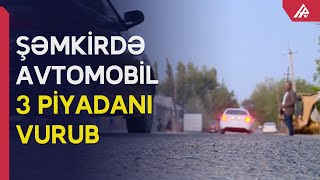 Şəmkirdə yol qəzası baş verib – APA TV