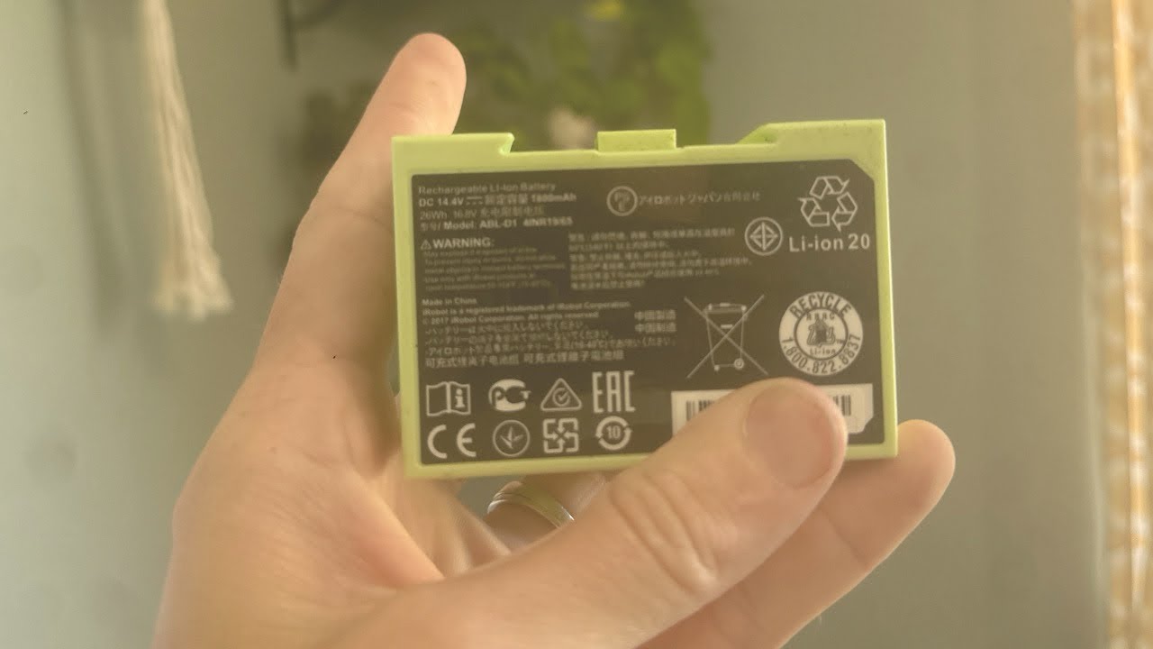 How to replace iRobot Roomba battery in the i3