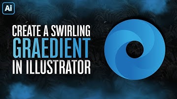 Adobe Illustrator Tutorial: Swirling Gradient in Illustrator #Shorts