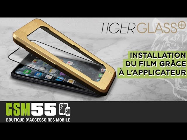 Accezz Protection d'écran en verre trempé Glass + Applicateur