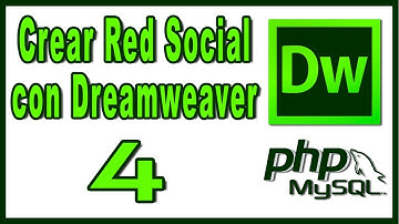 🟢 Como Crear RED SOCIAL como Facebook en DREAMWEAVER con PHP y MySQL | 4