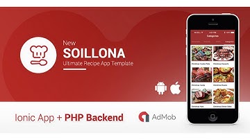Soillona | Recipes App with Backend | Codecanyon Scripts and Snippets