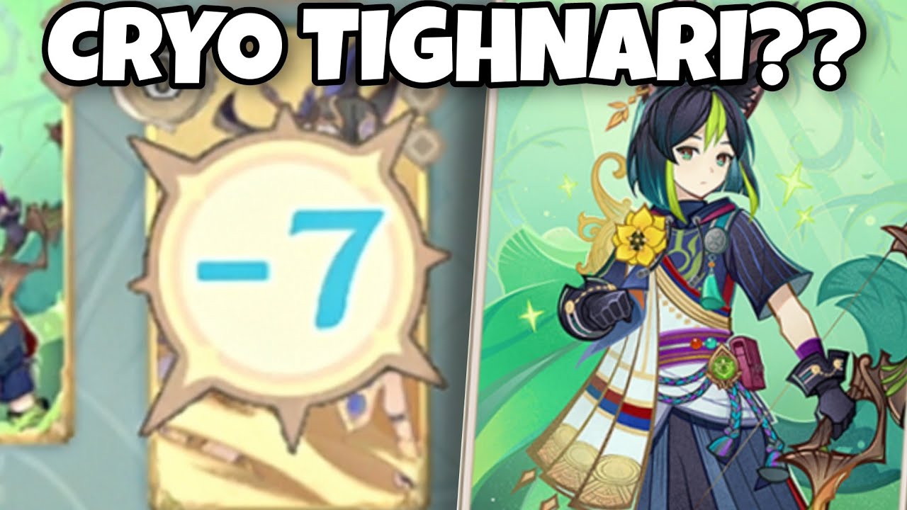 genshin tcg tighnari, but cryo YouTube