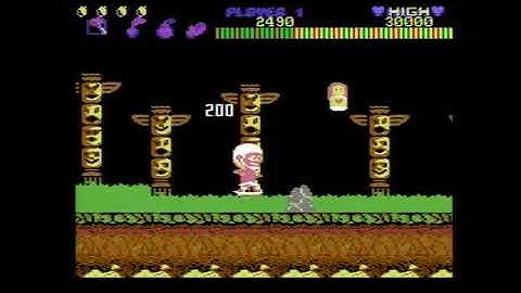 Wonderboy on Ultimate 64 (Initial release) with real SID 8580