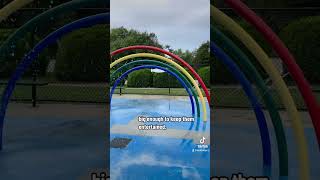 Easy Supervision for Toddlers at the Colchester Splash Pad in Connecticut