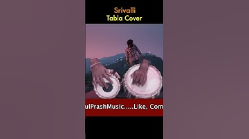 Stunning Tabla Cover: Allu Arjun & Rashmika | Sid Sriram | DSP Composition - Srivalli #shorts