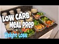 Low Carb Meal Prep For Weight Loss | HOW I LOST 100LBS // Beginner's Friendly Guide