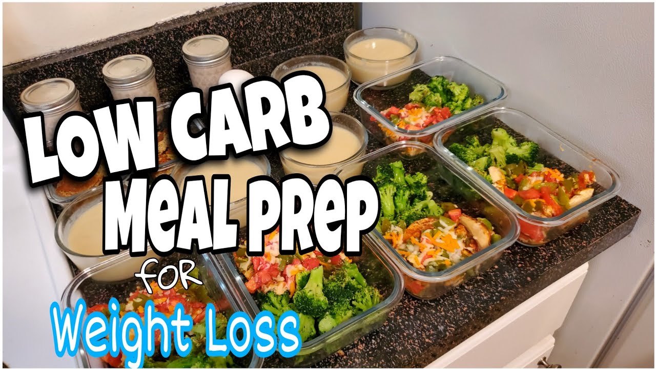 Low Carb Meal Prep For Weight Loss | HOW I LOST 100LBS // Beginner's ...
