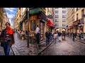 Walking Tour in Paris 4K HDR 🇫🇷 | Autumn Streets &amp; Cozy City Vibes 🍂