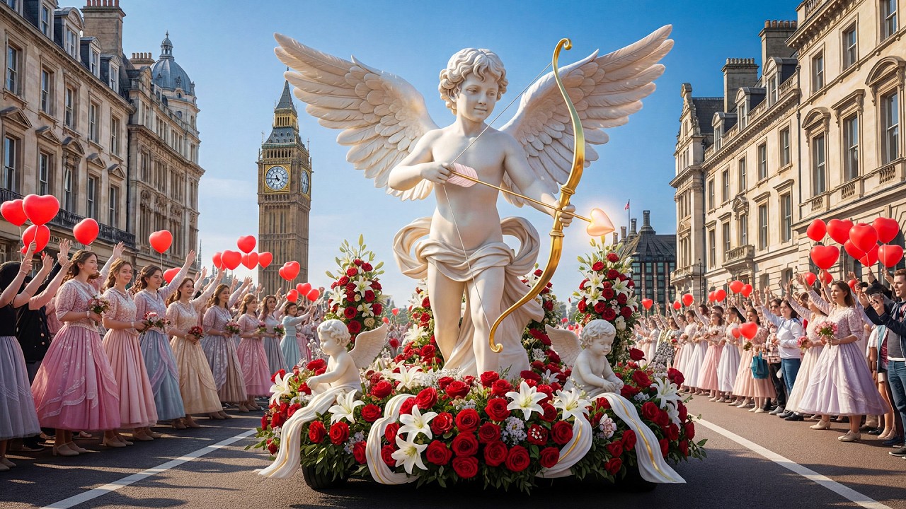 Парад в честь Дня святого Валентина в Лондоне 2026 💘 Самое романтичное уличное торжество в Великобр