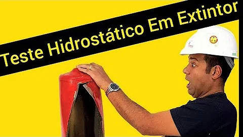 Como é realizado o teste hidrostático?