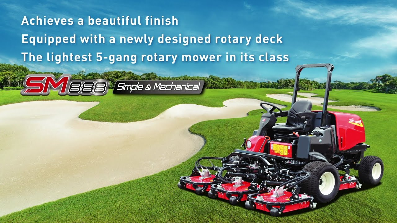 SHIBAURA Ride-On 5-Gang Rotary mower 「SM888」
