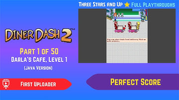 Diner Dash 2 (2007, Java) - Part 01 of 50: Darla
