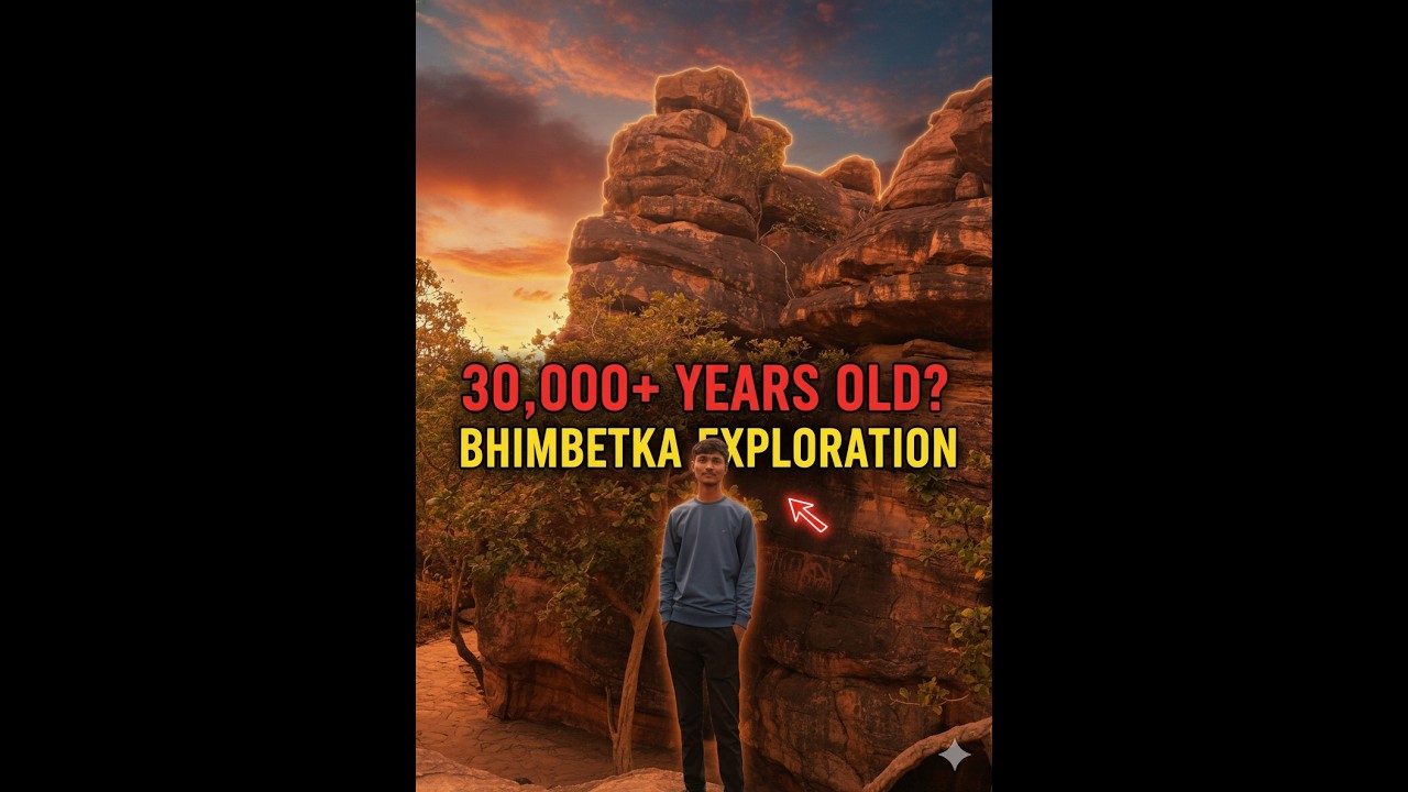 30 000 лет назад здесь жили люди... (Невероятно) #бхимбетка #древняяиндия