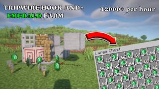 This Simple Farm Gives Unlimited Emeralds (1.21  Tripwire Farm)