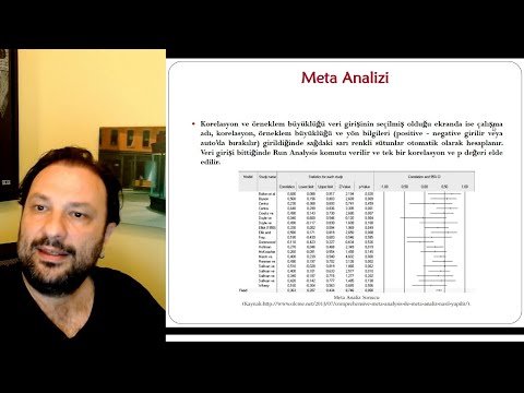 Bilim Felsefesi ve Metodoloji Ders 10: Farklılık Testleri ve Meta Analizi