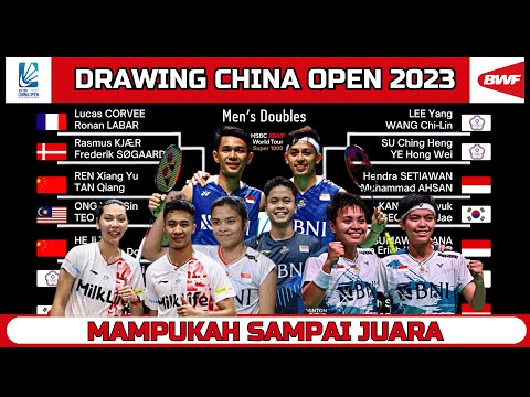 Drawing &amp; Jadwal China Open 2023, Wakil Indonesia Bertemu Para Unggulan di Babak Awal