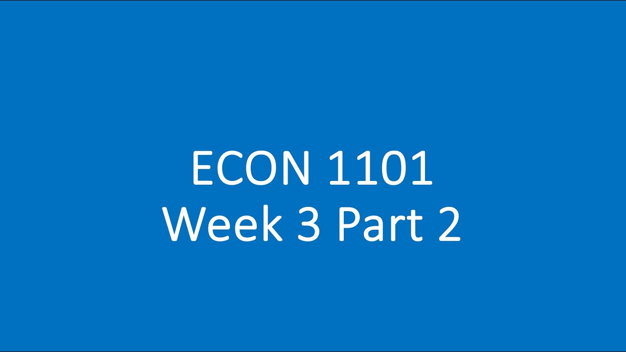 Week 3 Part 2 - YouTube