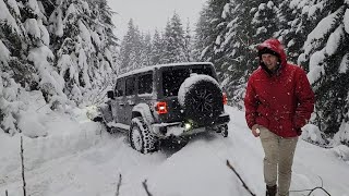 Offroad during a SNOW STORM...