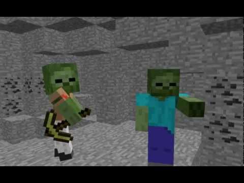 Minecraft Short Animation: A New zombie