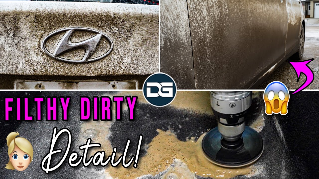 Глубокая очистка грязной машины девушки! | The Detail Geek