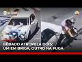 Flagra: briga de trânsito termina com dois motociclistas atropelados em SC | #SBTNotícias
