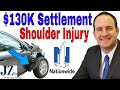 $130K Settlement: Shoulder Injury (Rotator Cuff Tear) from Car Crash