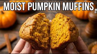 Easy Pumpkin Muffins (Super Moist + Fall Flavor!)