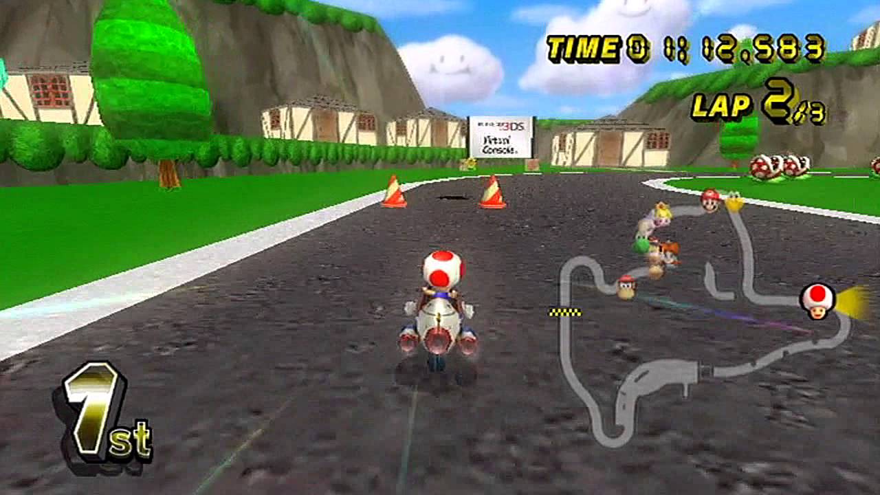 [MKWii] Custom Track - Hillside Circuit v1.0 (by me and Ethanmark7199)