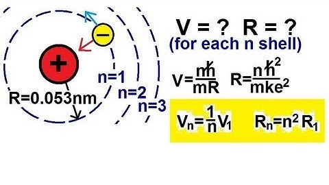 Physics - Modern Physics (17 of 26) The Bohr Atom: Velocity and Radius of the Electron