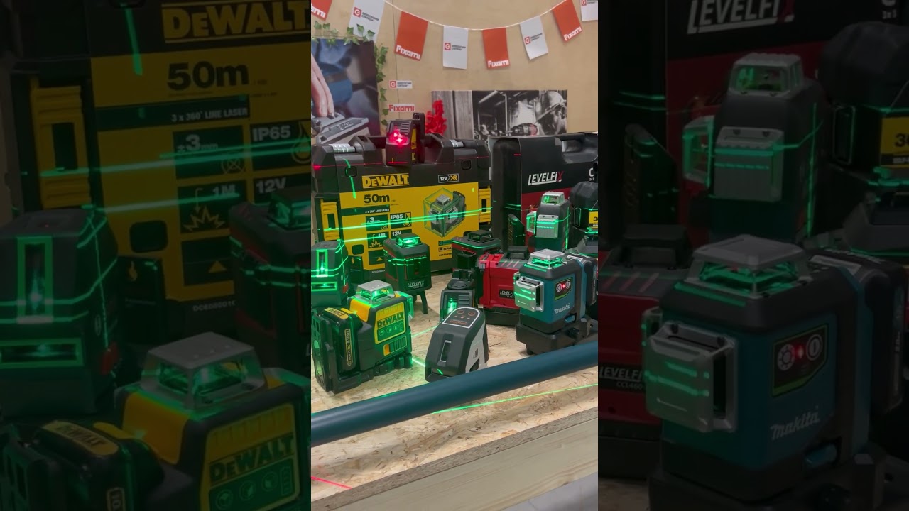 Kruislijnlasers vs. Rotatielasers! Welke moet je kopen? ❎                    