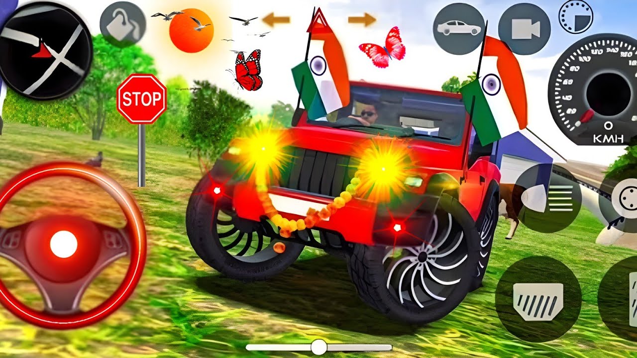 Dollar (Song) Modified Mahindra Thar😈|| Indian Car Simulator 3D ||Android Gameplay #GoLiveIndia